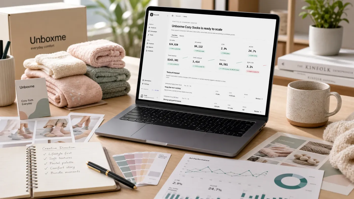 The UnboxMe seller dashboard and workspace where BoostSR was built and tested first